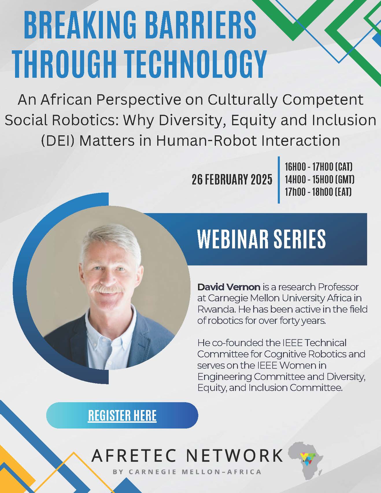 Breaking Barriers through Technology Webinar Series Breaking Barriers through Technology Webinar Series